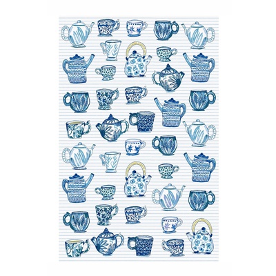 Tea Cups Tea Towel