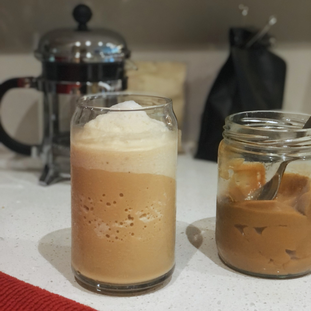 Dulce de Leche Coffee Frappe