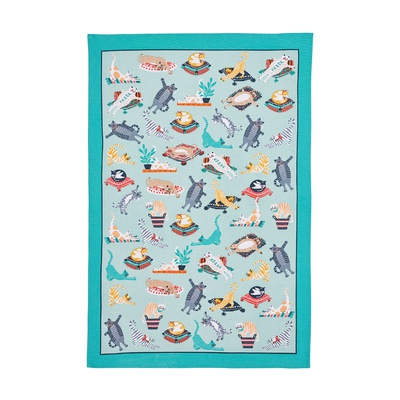 Kitty Cats Cotton Tea Towel
