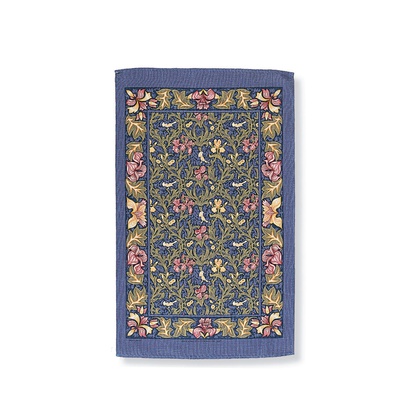 Iris Blue Cotton Tea Towel