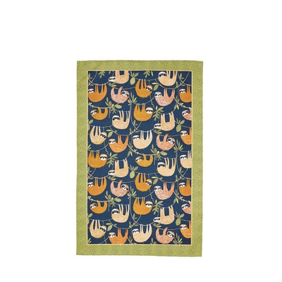 Sloth Cotton Tea Towel